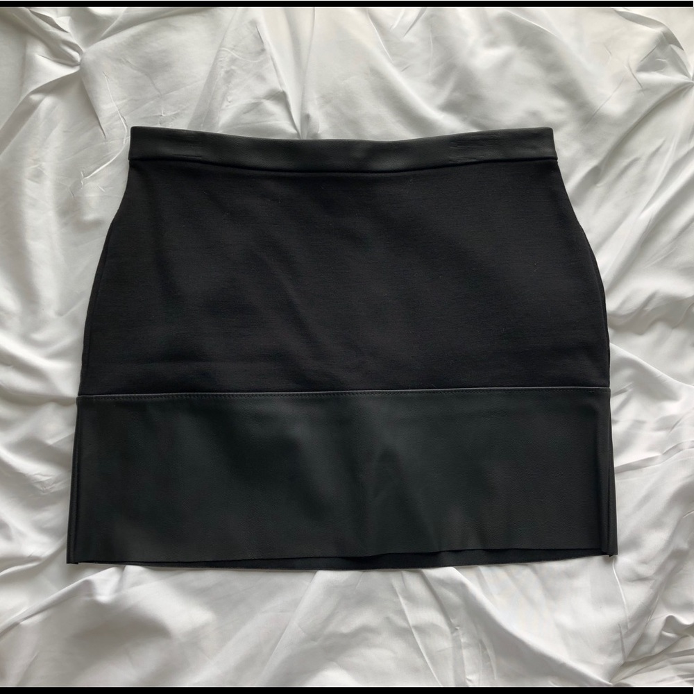 Express Faux Leather Mini Skirt
